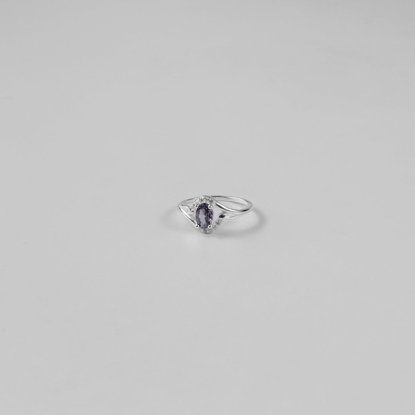 Violet Meridian Ring