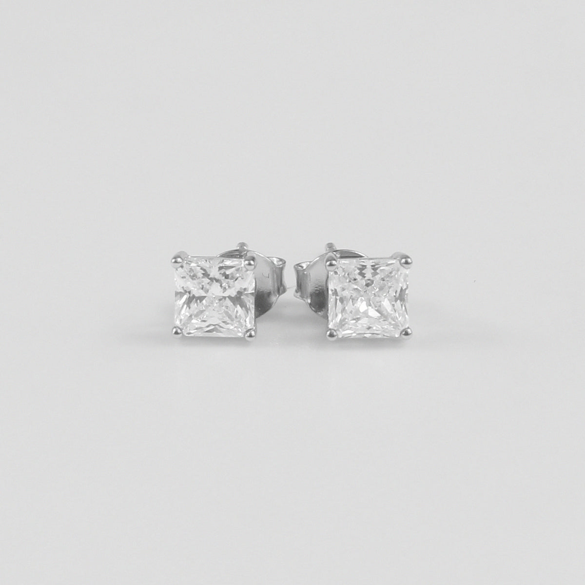 Whimsical White Ear Studs