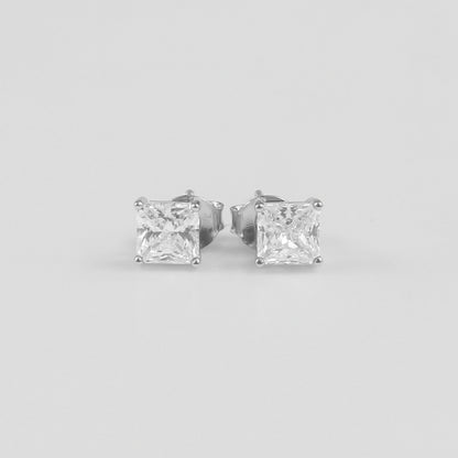 Whimsical White Ear Studs