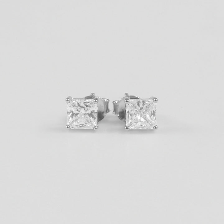 Whimsical White Ear Studs