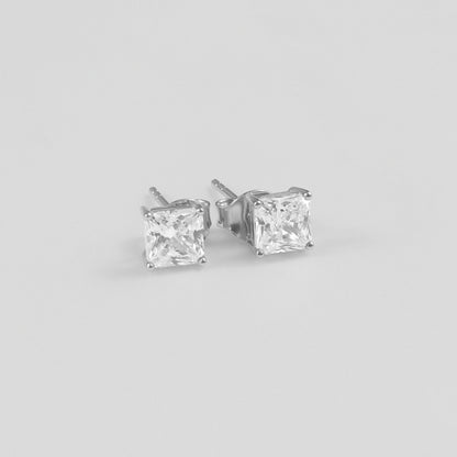 Whimsical White Ear Studs