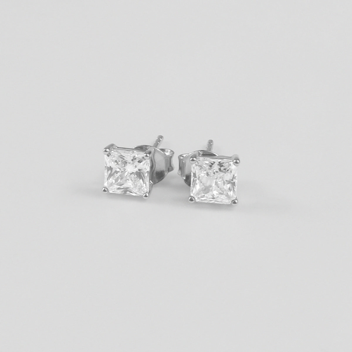Whimsical White Ear Studs