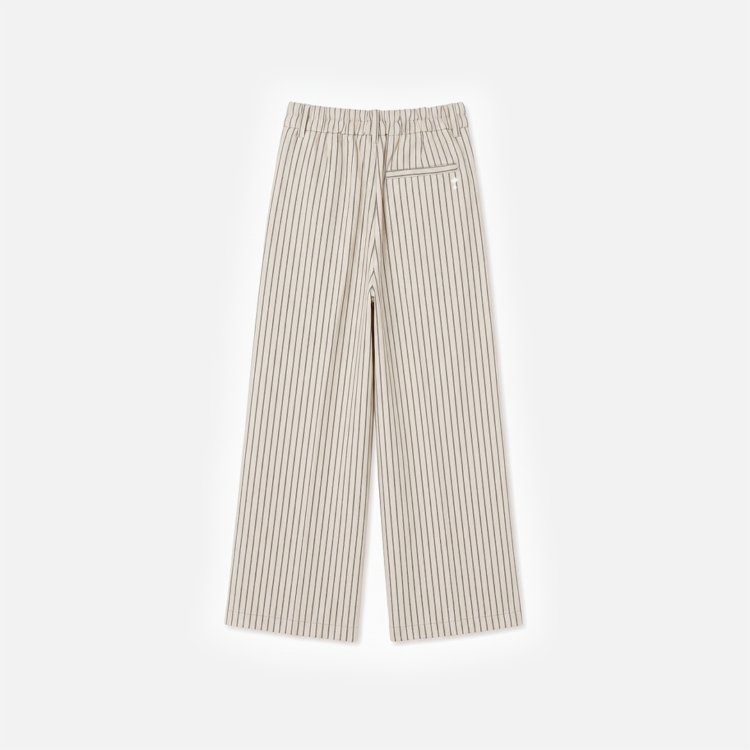 Wide leg Strip pants