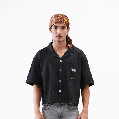 Archieve Black Denim Shirt
