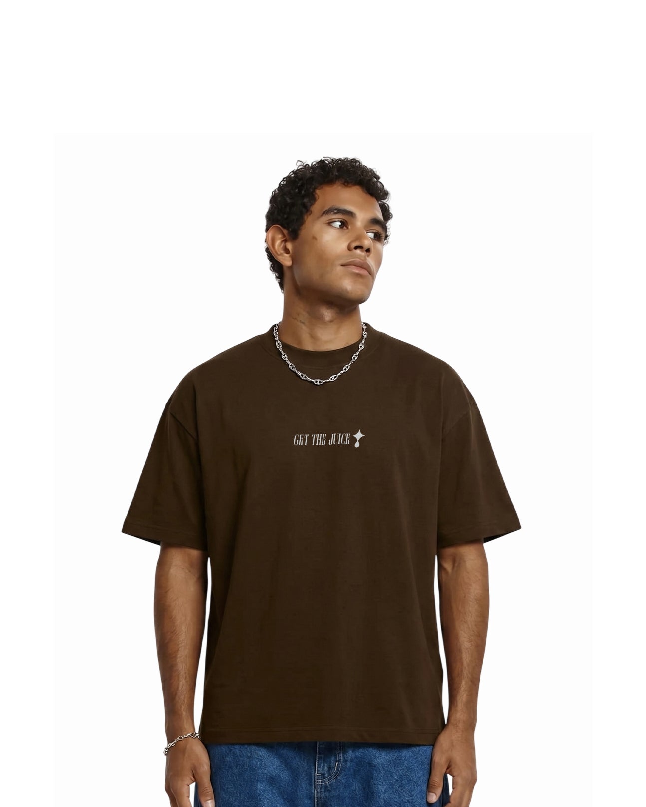 Juice Relaxed Fit Tee (Brown)