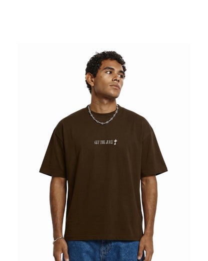 Juice Relaxed Fit Tee (Brown)