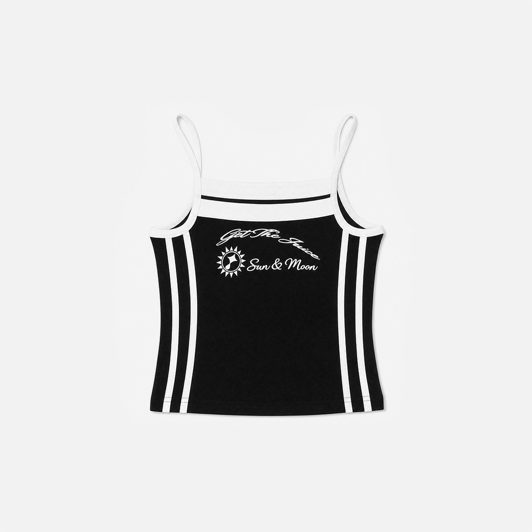 Black cami tank top