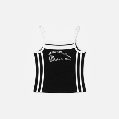 Black cami tank top
