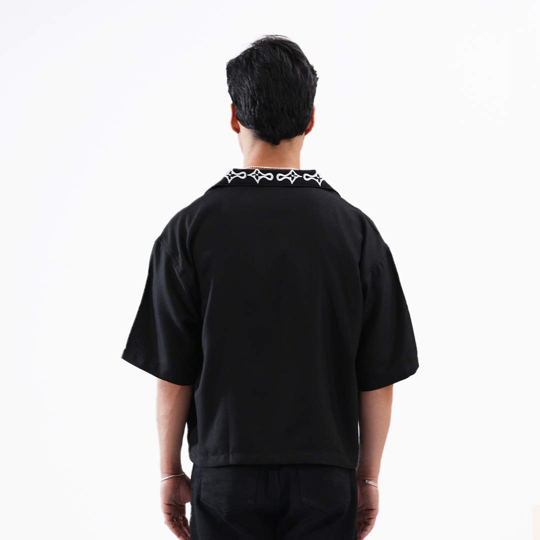 Archieve Statement Black Shirt