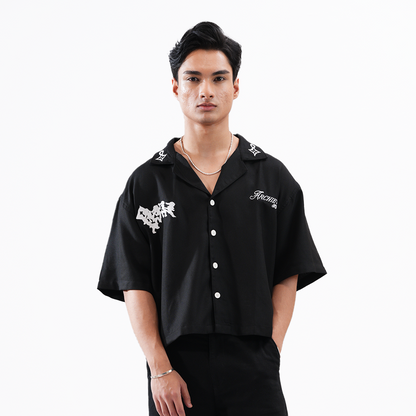 Archieve Statement Black Shirt