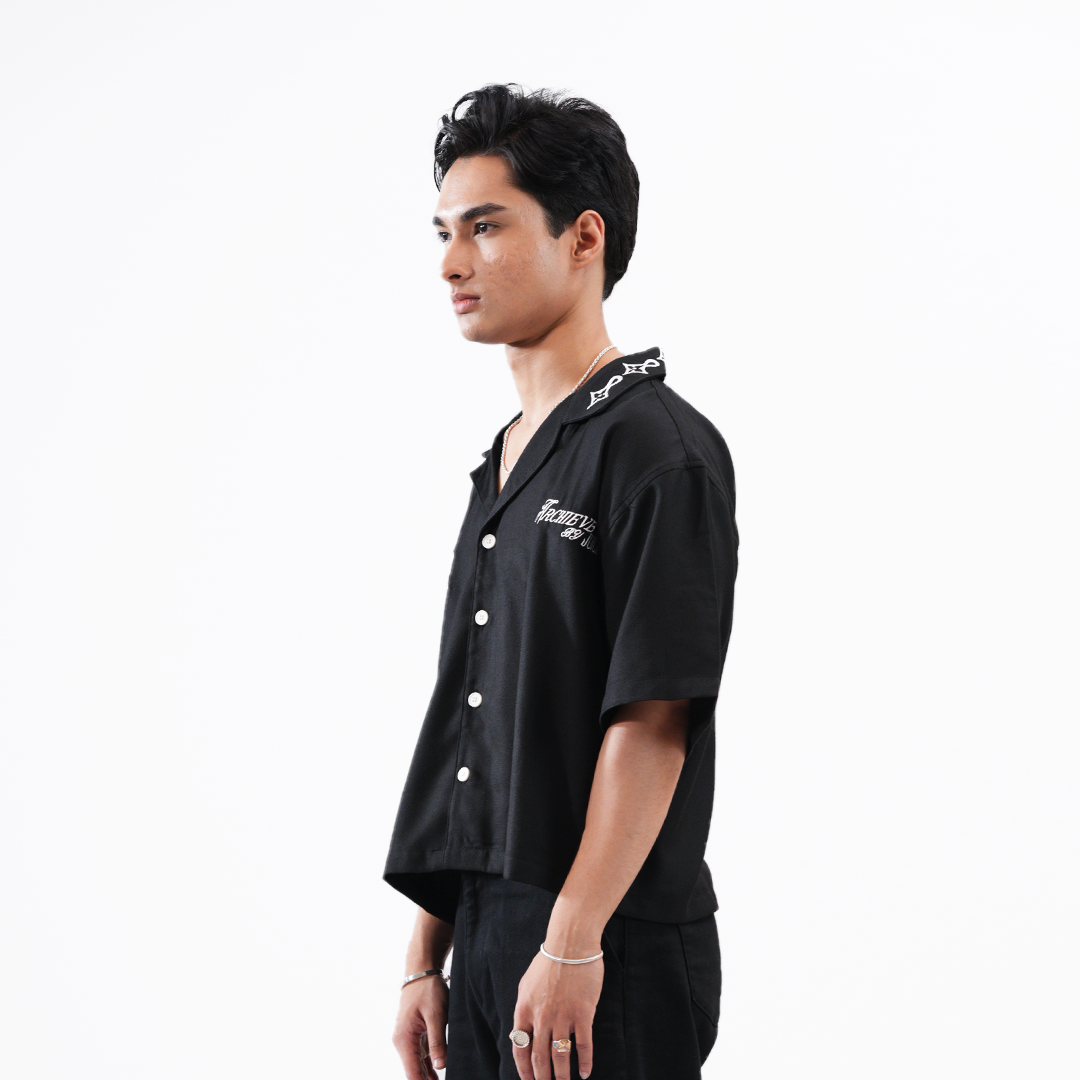 Archieve Statement Black Shirt