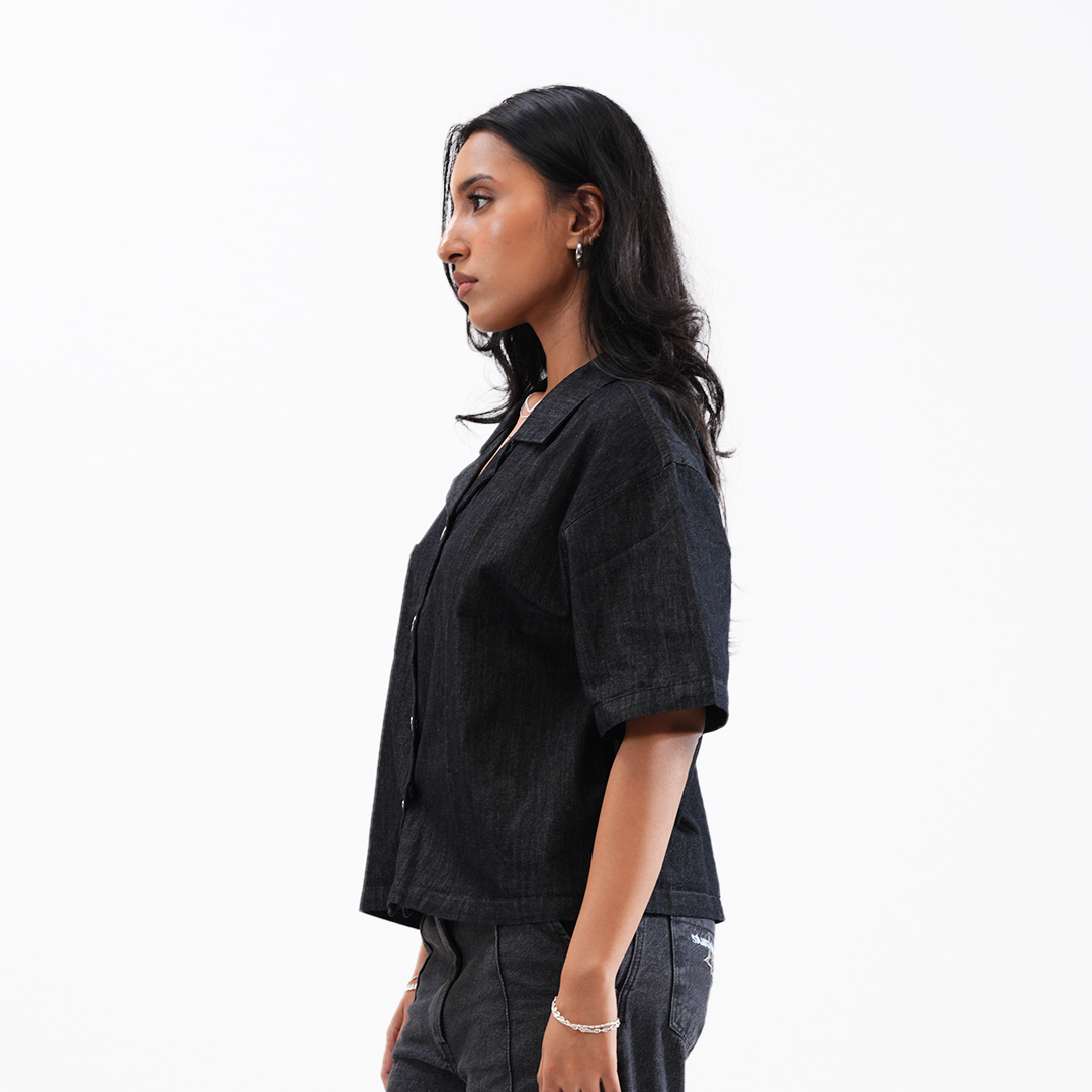 Archieve Black Denim Shirt