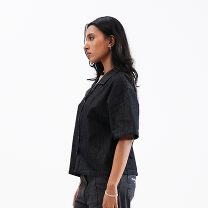 Archieve Black Denim Shirt