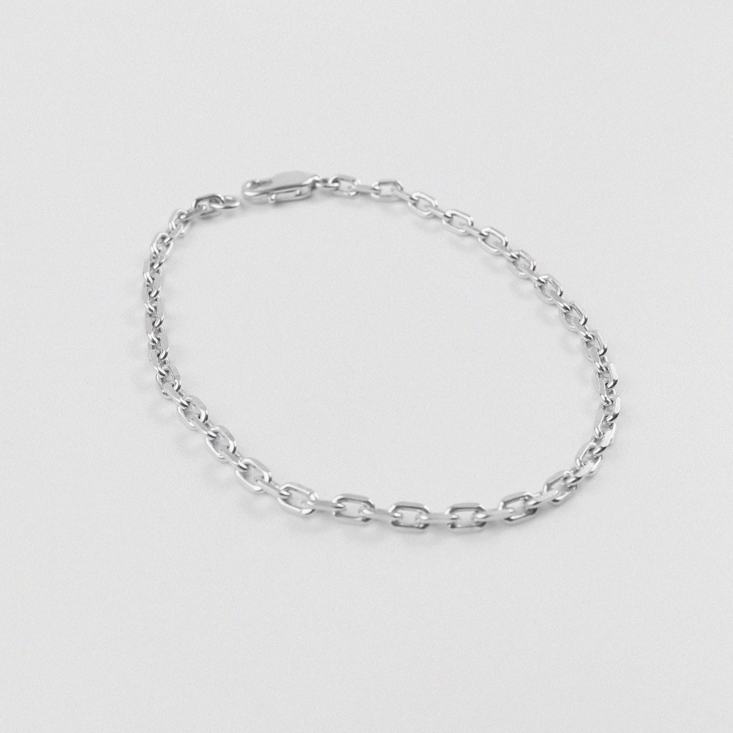 Cable Bracelet - A sleek 925 sterling silver bracelet by GetTheJuice, featuring a classic cable design that adds a touch of timeless elegance to any wrist.