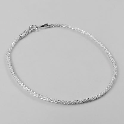 Chic Tightrope Bracelet - A stylish 925 sterling silver bracelet by GetTheJuice, featuring a sleek and modern tightrope design that adds a touch of contemporary elegance to any outfit.