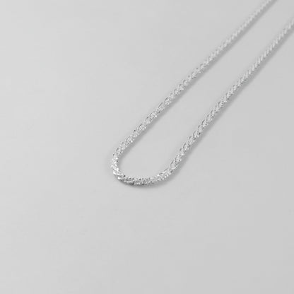 Chic Tightrope Bracelet - A stylish 925 sterling silver bracelet by GetTheJuice, featuring a sleek and modern tightrope design that adds a touch of contemporary elegance to any outfit.