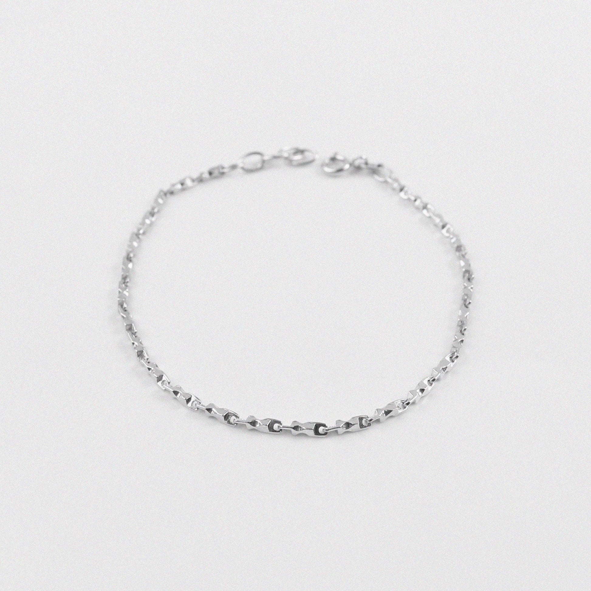 Double Strand Bracelet - An elegant 925 sterling silver bracelet by GetTheJuice, showcasing a beautiful double strand pattern for a delicate and stylish look.