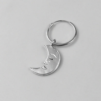 Luna Earrings - An elegant pair of 925 sterling silver earrings by GetTheJuice, featuring a delicate moon-inspired design that adds a touch of celestial elegance to any look.