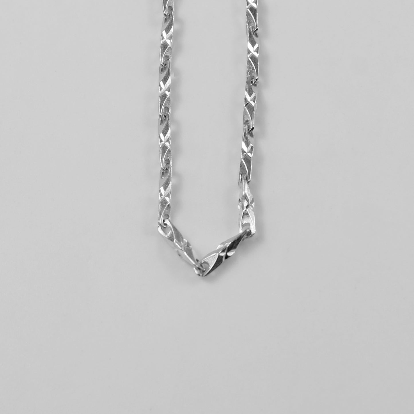 Bold Essence Necklace - A stunning 925 sterling silver necklace by GetTheJuice, designed to make a statement with its modern and sleek look.