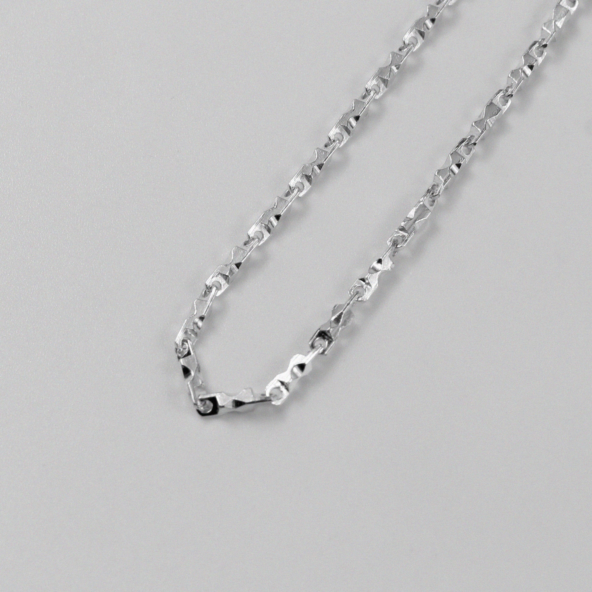 Double Strand Necklace - A beautifully crafted 925 sterling silver necklace by GetTheJuice, featuring a sophisticated double strand design that adds elegance and versatility to any look.