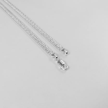 Luxe Cuban Necklace - A luxurious 925 sterling silver necklace by GetTheJuice, featuring an exquisite Cuban link design that offers a refined and elegant touch to any ensemble.