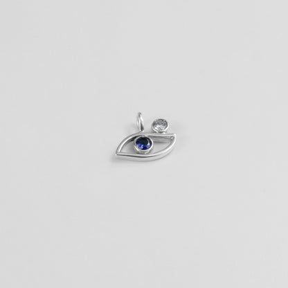 Celestial Eye Pendant - A mystical 925 sterling silver pendant by GetTheJuice, featuring an enchanting eye design that symbolizes protection and cosmic beauty.