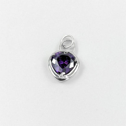 Dream Purple Pendant - An exquisite 925 sterling silver pendant by GetTheJuice, featuring a stunning purple gemstone that symbolizes creativity and mystery, adding a touch of vibrant elegance to any look.