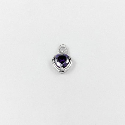 Dream Purple Pendant - An exquisite 925 sterling silver pendant by GetTheJuice, featuring a stunning purple gemstone that symbolizes creativity and mystery, adding a touch of vibrant elegance to any look.