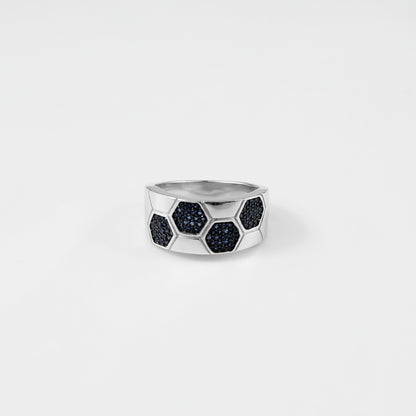 925 sterling silver ring named 'Alba,' inspired by the serene beauty of dawn. Its clean and elegant design captures the essence of new beginnings, making it a timeless accessory for any occasion.