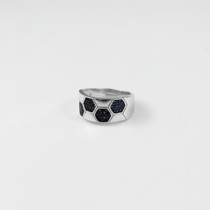 925 sterling silver ring named 'Alba,' inspired by the serene beauty of dawn. Its clean and elegant design captures the essence of new beginnings, making it a timeless accessory for any occasion.