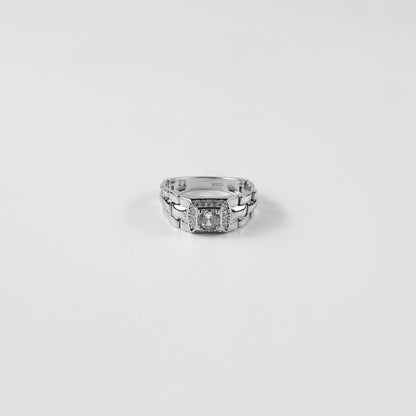 Argent Interlock Ring