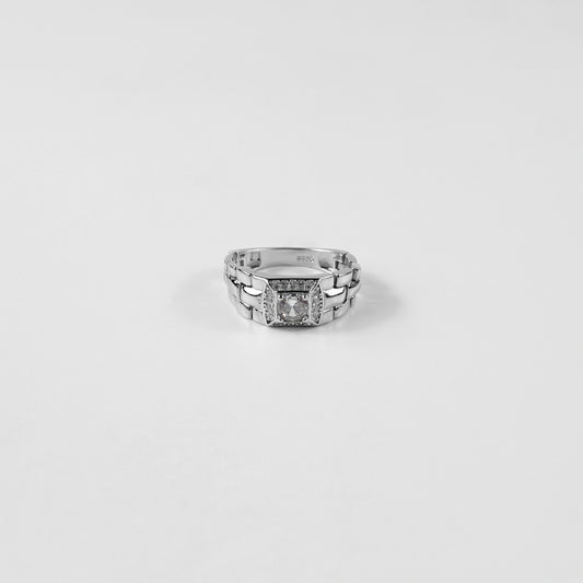 Argent Interlock Ring