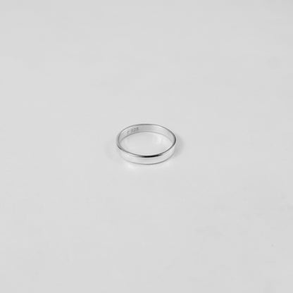 Sterling silver ring stamped '925,' featuring a refined circular design, named 'Circle of Elegance Ring.