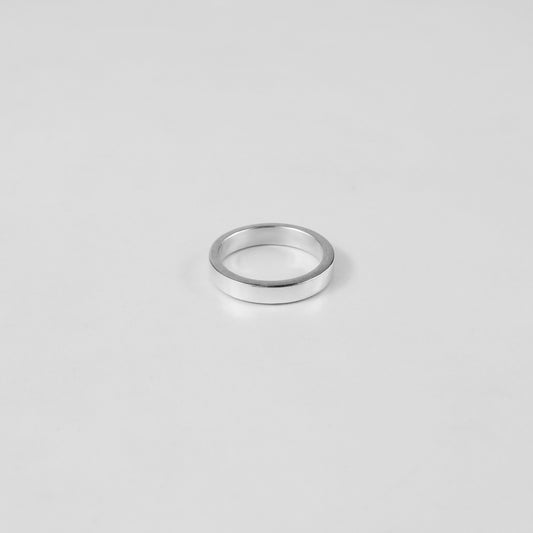 Sterling silver ring stamped '925,' featuring a refined circular design, named 'Circle of Elegance Ring.