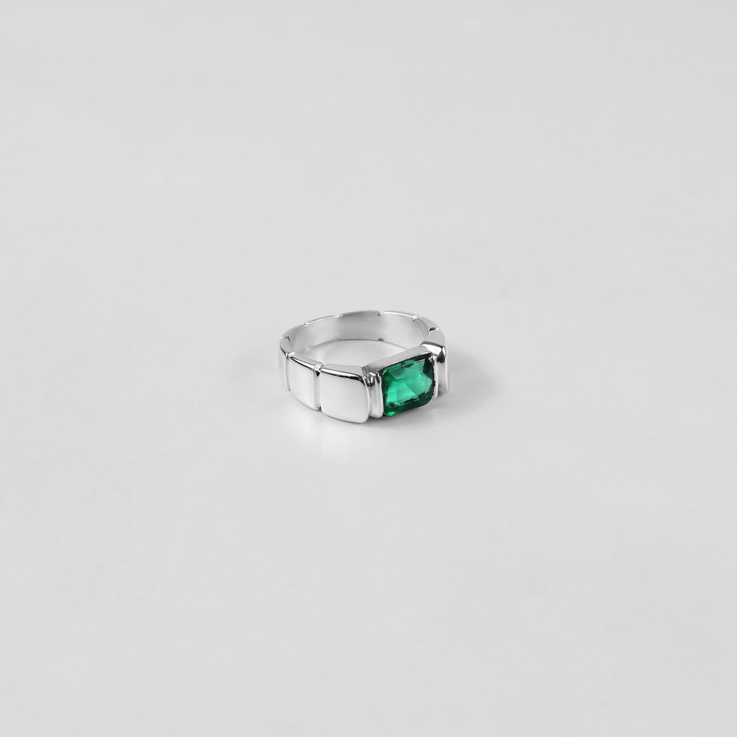 Emerald Forge Ring