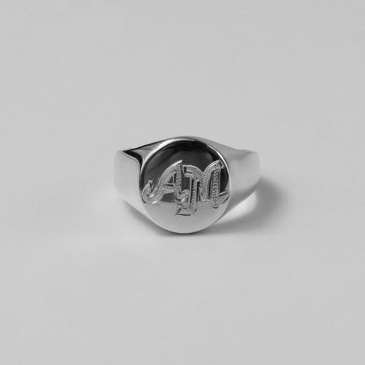 Eternal Shine Monogram Ring