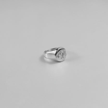 Eternal Shine Monogram Ring