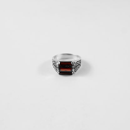 Garnet Obelisk Ring