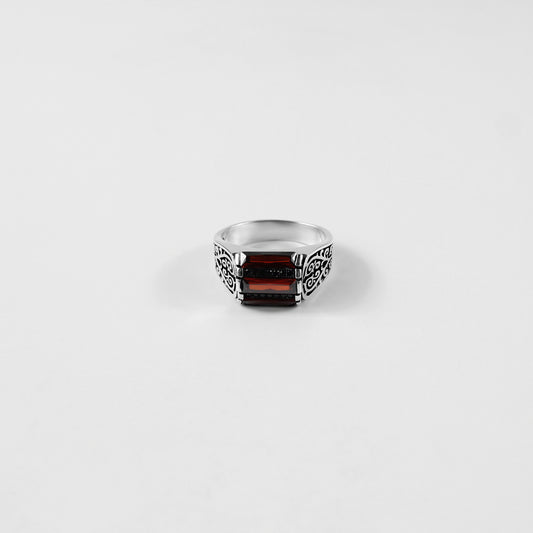 Garnet Obelisk Ring