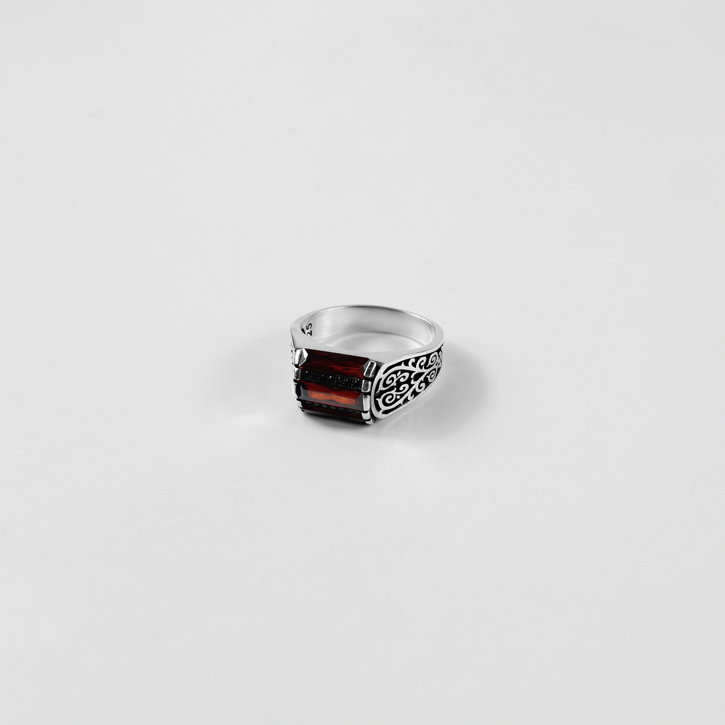 Garnet Obelisk Ring
