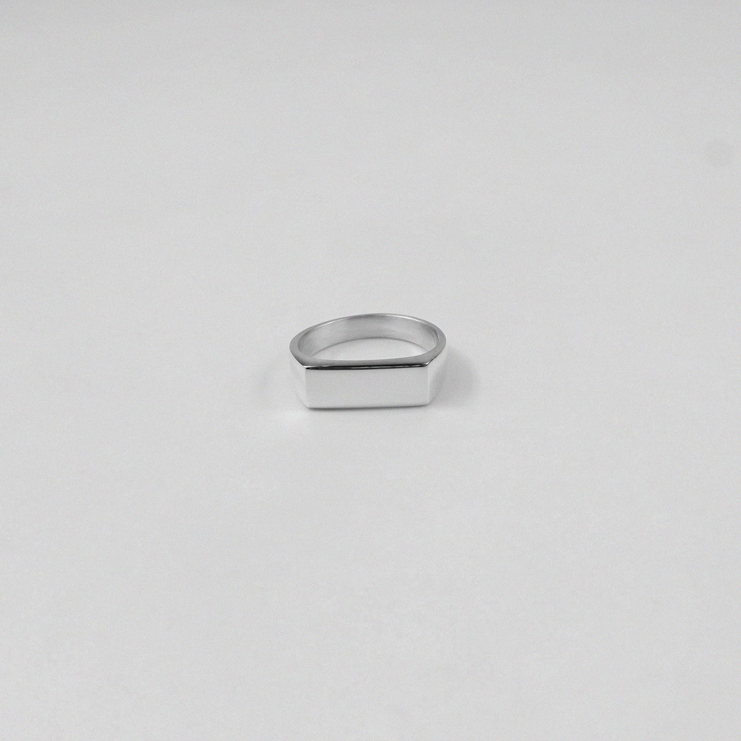 925 sterling silver band ring featuring a sleek, linear design, named 'Linear Elegance Band Ring.