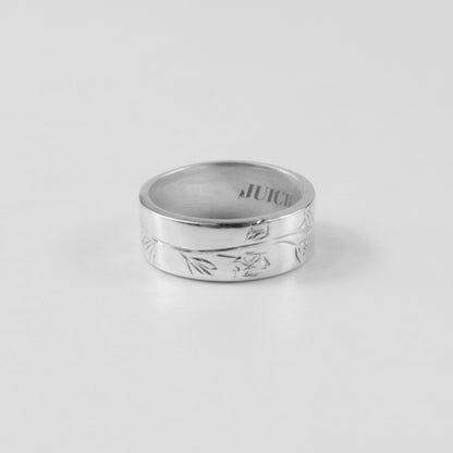 Lustrous Loop Silver Ring