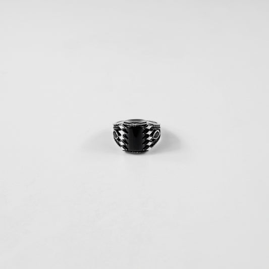 Midnight Obelisk Ring