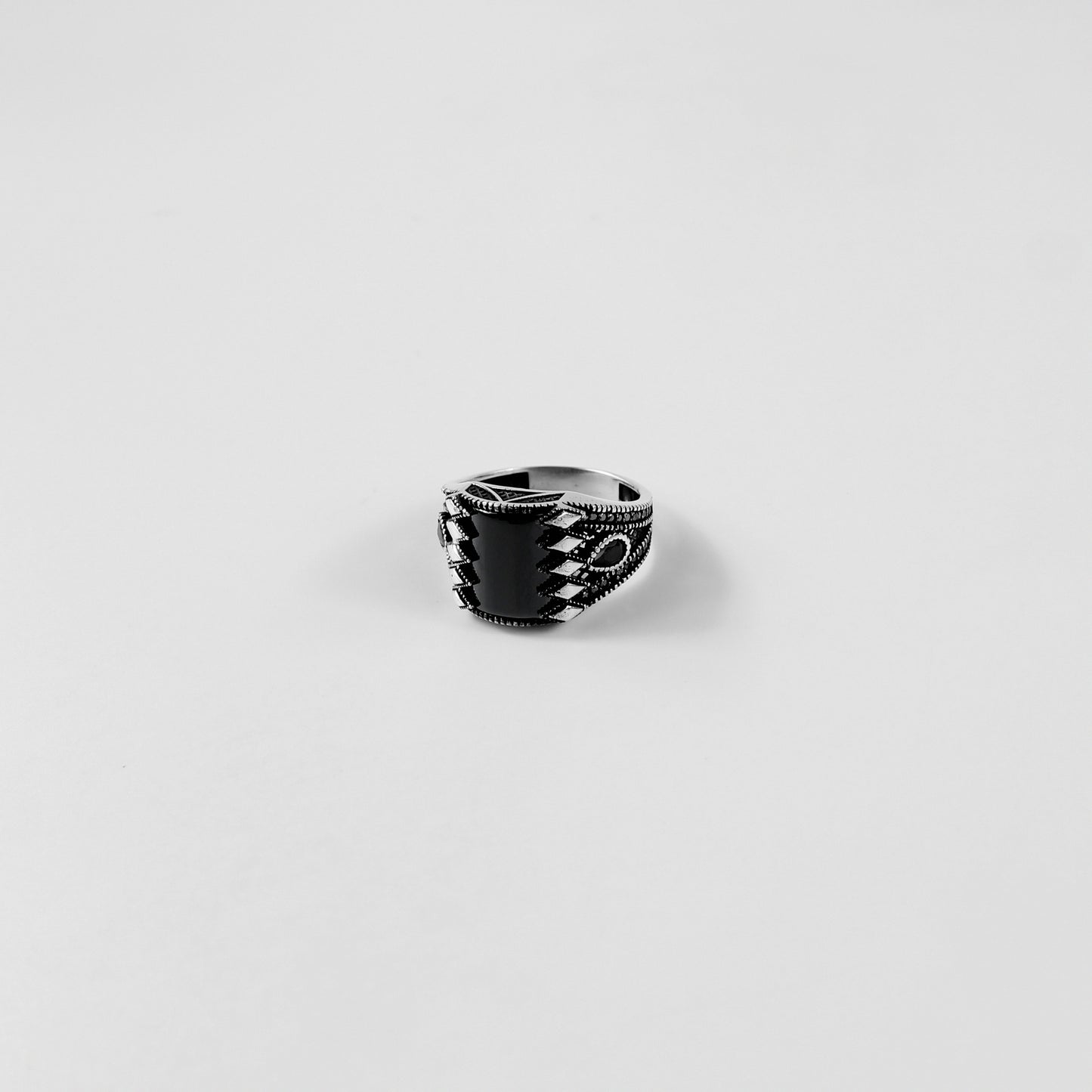 Midnight Obelisk Ring