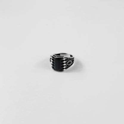 Midnight Obelisk Ring