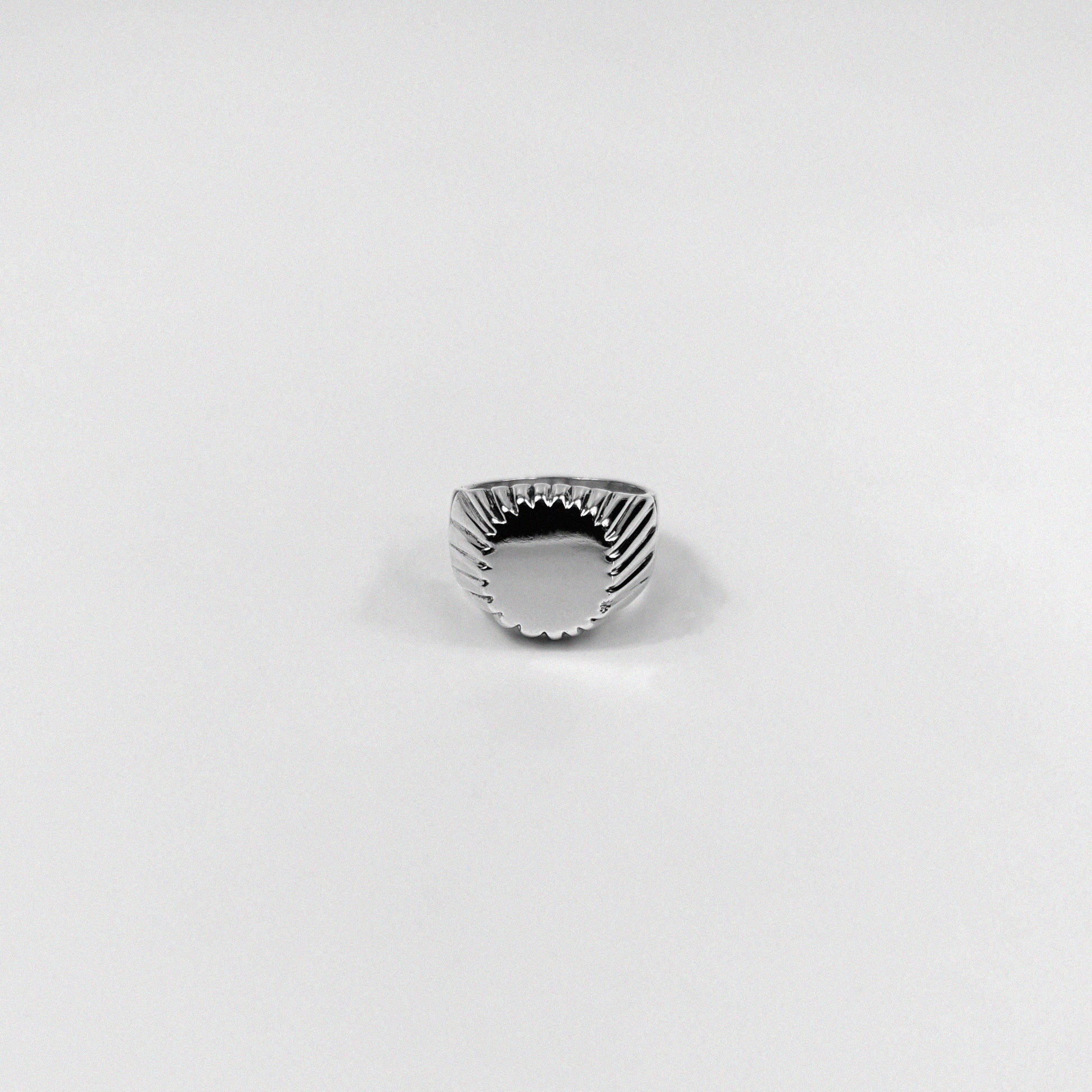 "925 sterling silver signet ring featuring a bold, minimalist design, inspired by Norwegian style, named 'Norwegian Signet Ring.'"