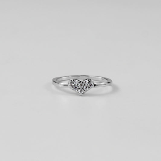 "925 sterling silver ring with a glowing design that symbolizes eternal love, named 'Radiant Love Ring.'"