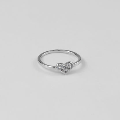 "925 sterling silver ring with a glowing design that symbolizes eternal love, named 'Radiant Love Ring.'"