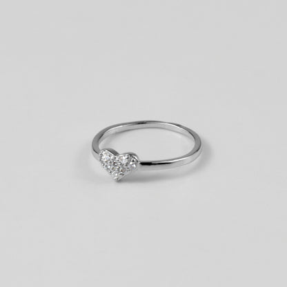 "925 sterling silver ring with a glowing design that symbolizes eternal love, named 'Radiant Love Ring.'"