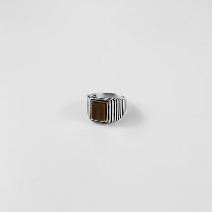 Rustic Baroque Band Ring